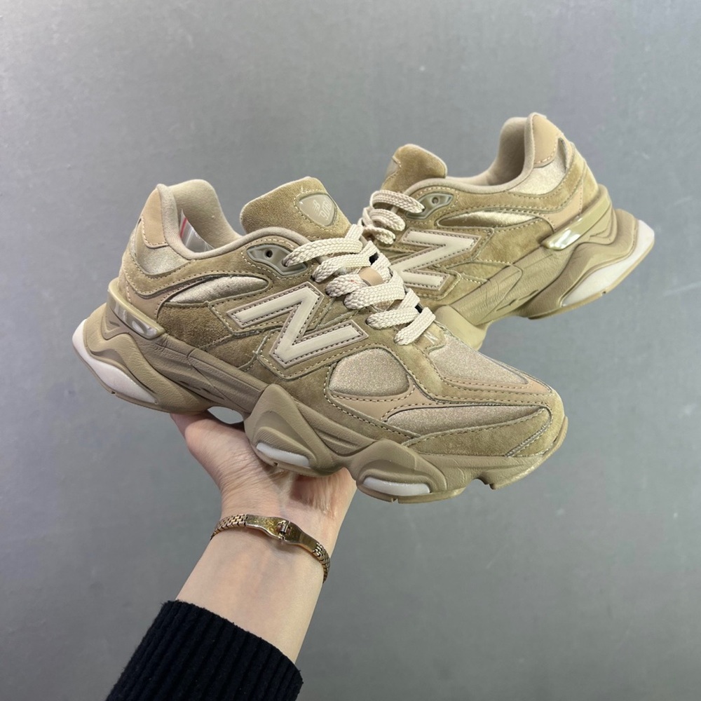 New Balance 9060 Women's Tan Suede Chunky Runner